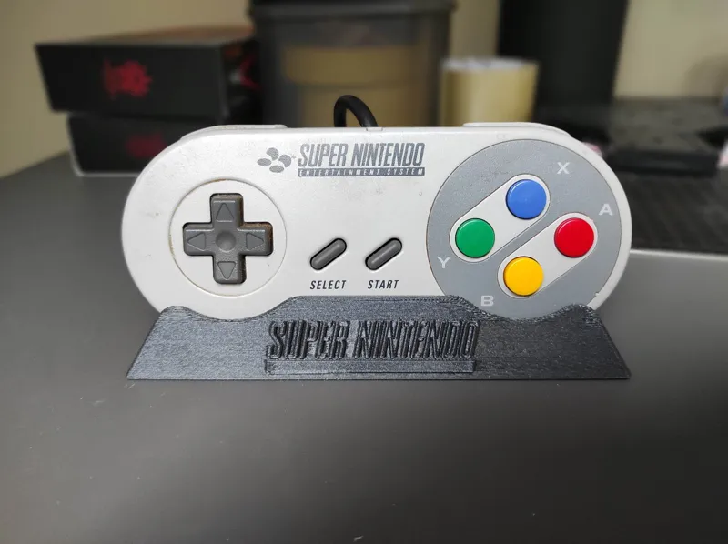 SNES controller holder