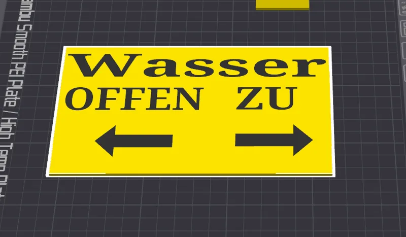 Hinweisschild