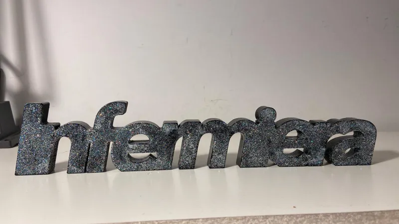 Scritta infermiera per decorazione
