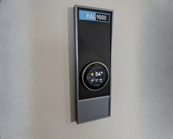HAL 9000 Nest Thermostat Wall Mount