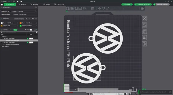 Logo VW — enseigne décorative