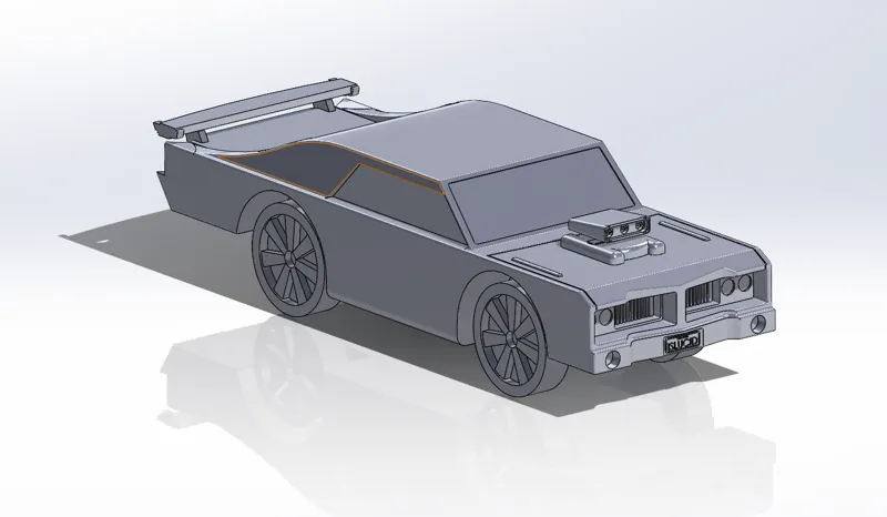 Modded Dodge Working Car