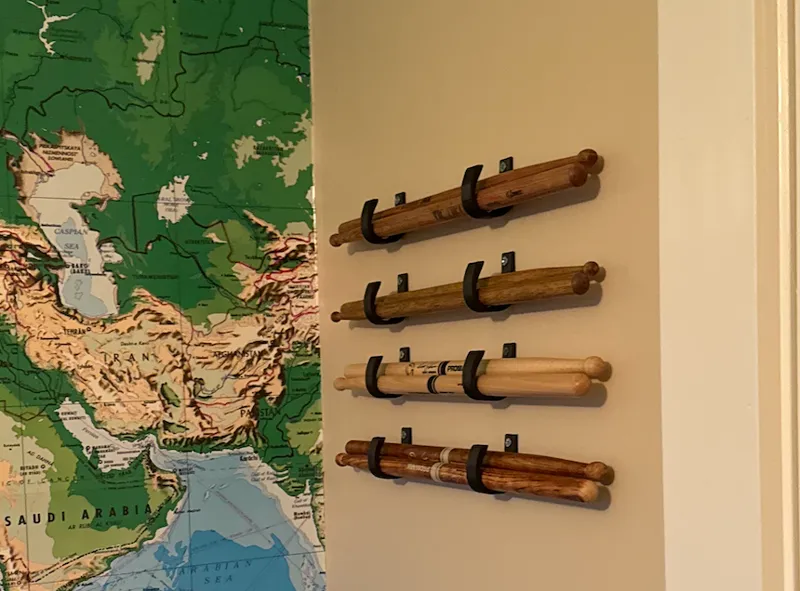 Drum Stick Wall Display