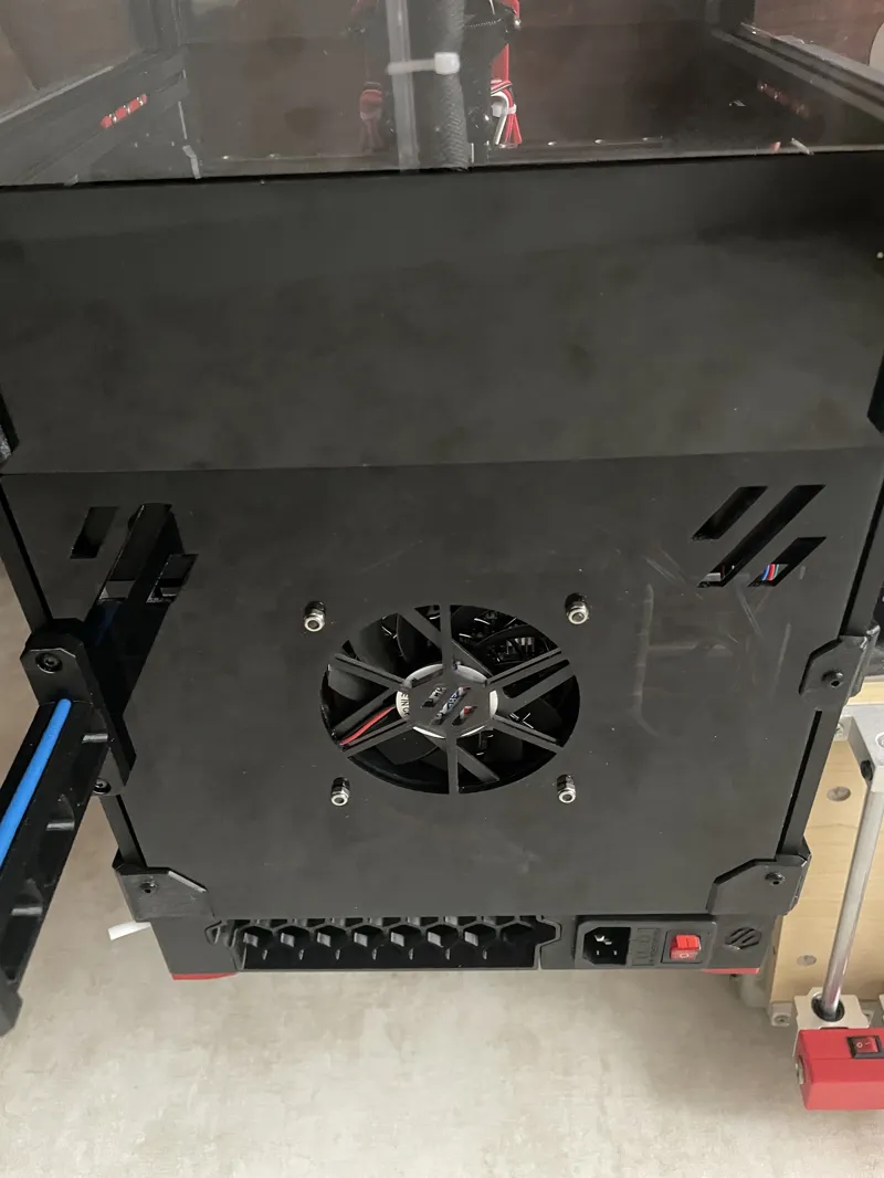 VORON 0.2r1 real panel with 8010 fan