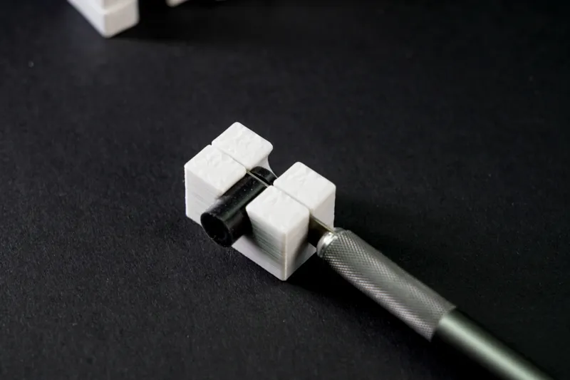 特氟龙管硅胶管软管垂直切割辅助器 适合管径5-10mm
