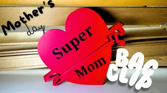 Mother's Day bag clip