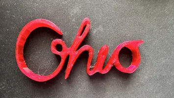 Décoration Script Ohio — photo 1