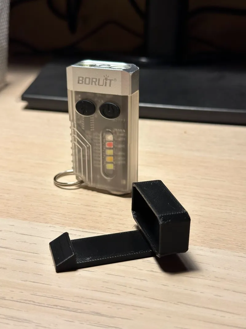 Boruit v10 flashlight clip
