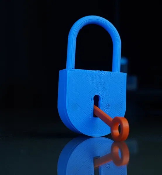 100% 3D Printed Pad Lock (padlock)