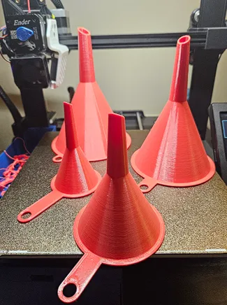 Fast Print Funnels (XS, Small, Medium, Large)