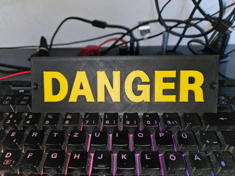 Danger sign