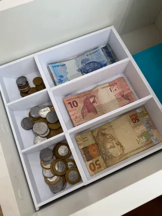 organizador de dinheiro