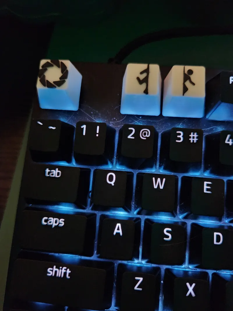Portal key caps