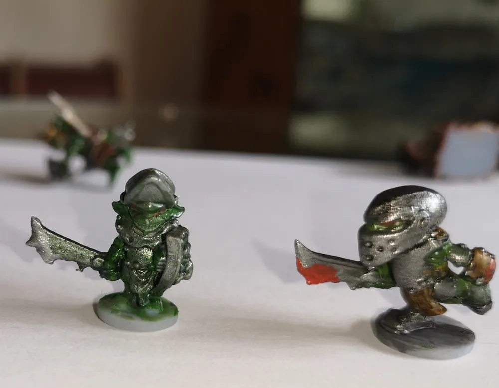 Werewolf Shifter Samurai dnd miniature 28mm by Darkwing MakerWorld