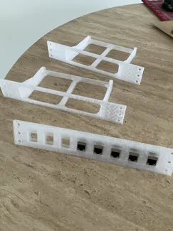 10" Rack - Half rack panels for network devices