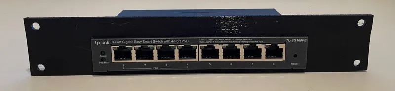 1U TP-Link SG108 (all variants, E or PE) 10" rack 