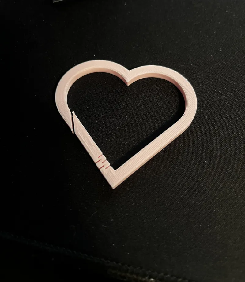 Heart Carabiner Mother's Day