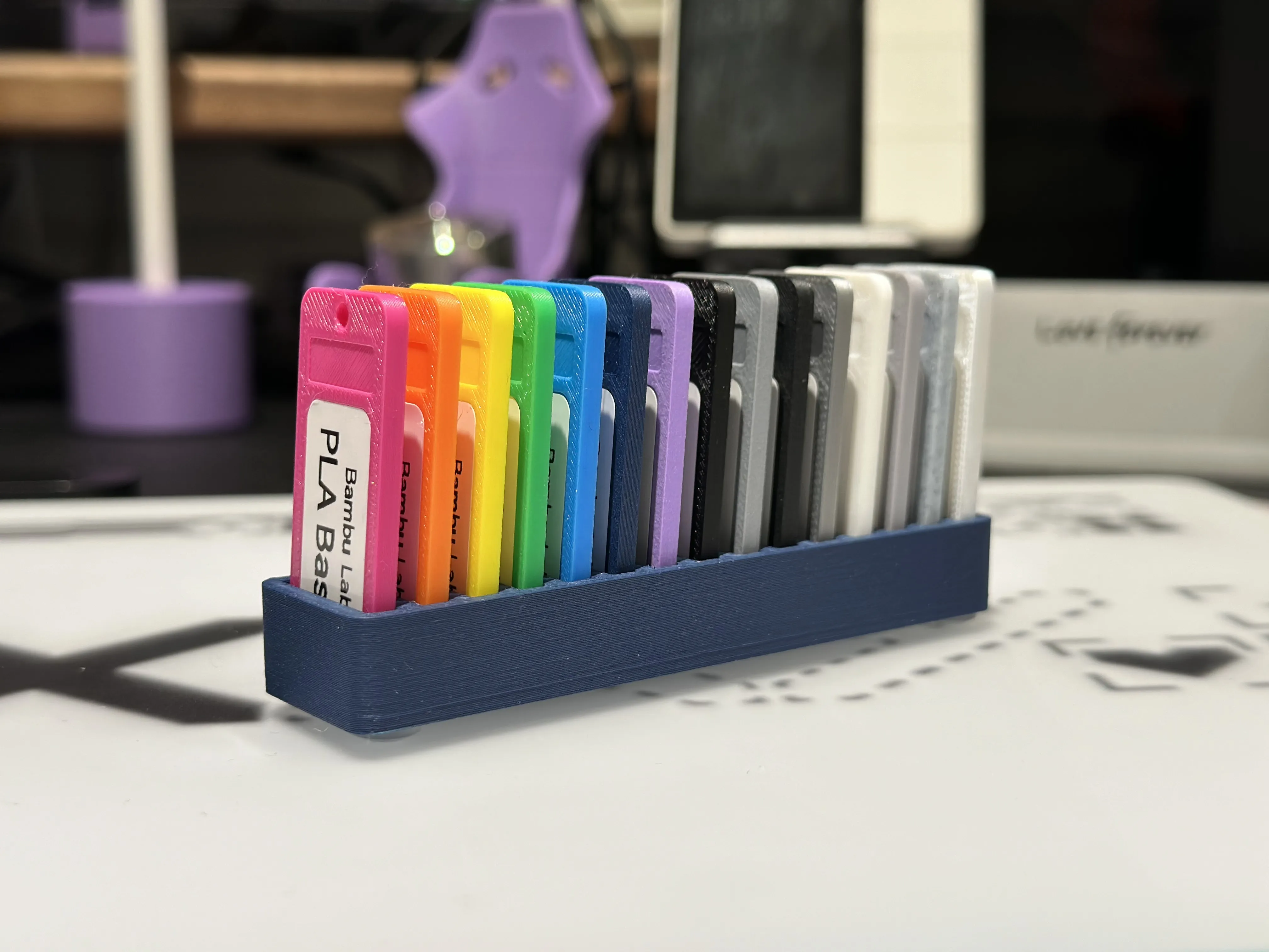 AMS Filament Management Sample - Free 3D Print Model - MakerWorld