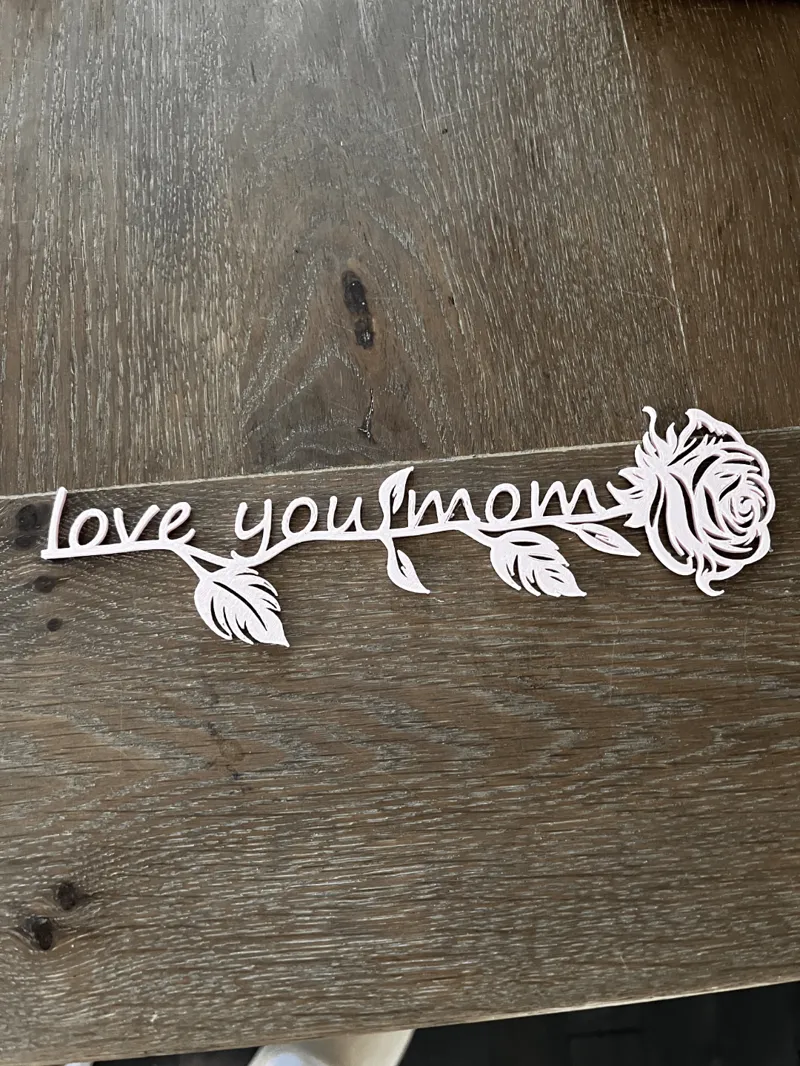 Love You Mom Bookmark