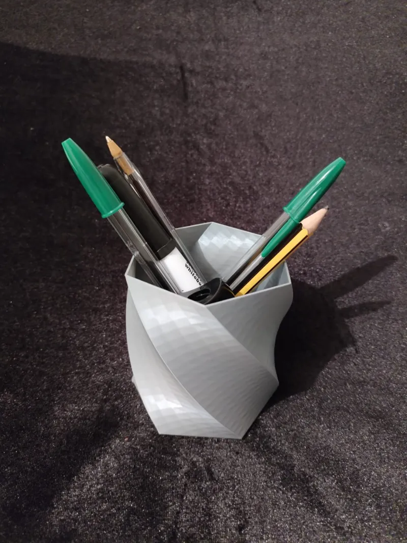 Hex Spiral Vase