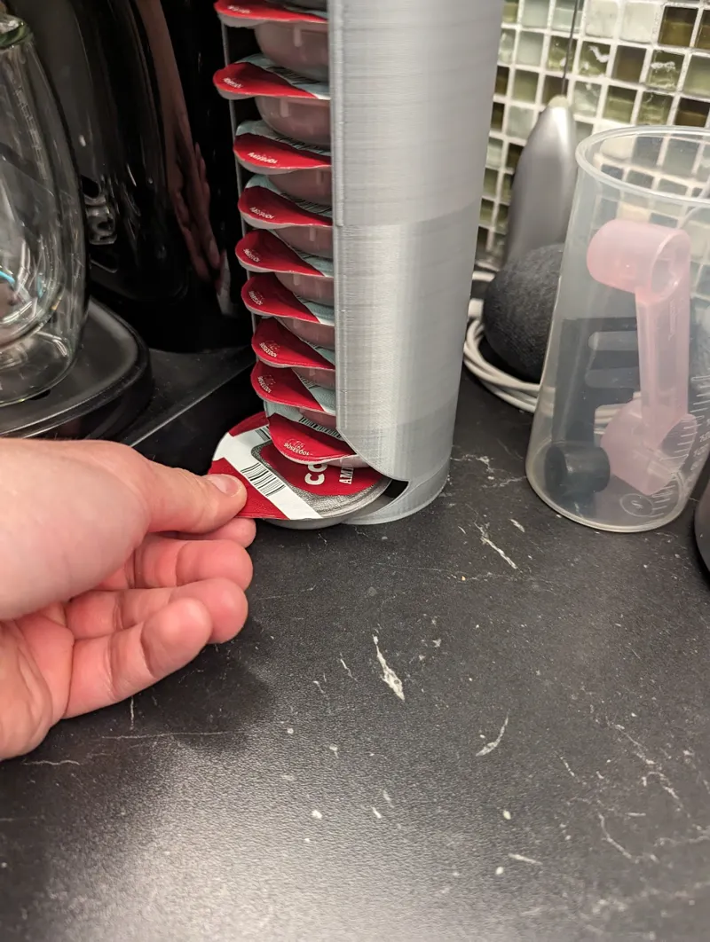 Tall Holder for Tassimo Pods - Worktop version