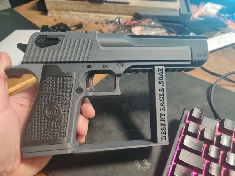 Desert eagle stand for replica