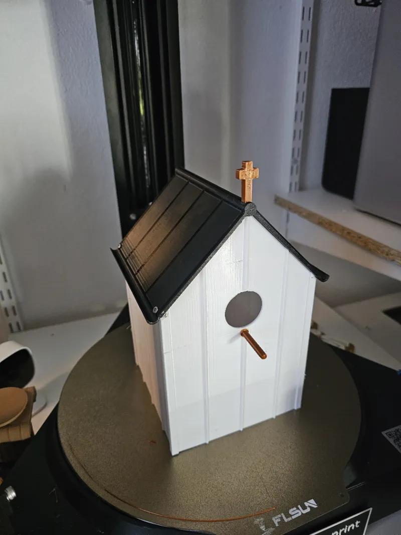 Birdhouse - Countryside old barn Church birdhouse