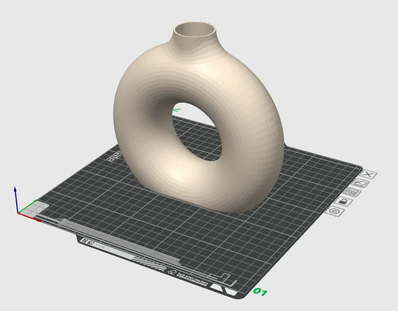 Vase circle hole