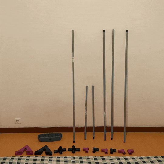 ARARA! BROOMSTICK CLOTHES RACK