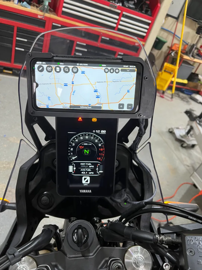 Yamaha Tenere T7 Umidigi Bison X20 Mount