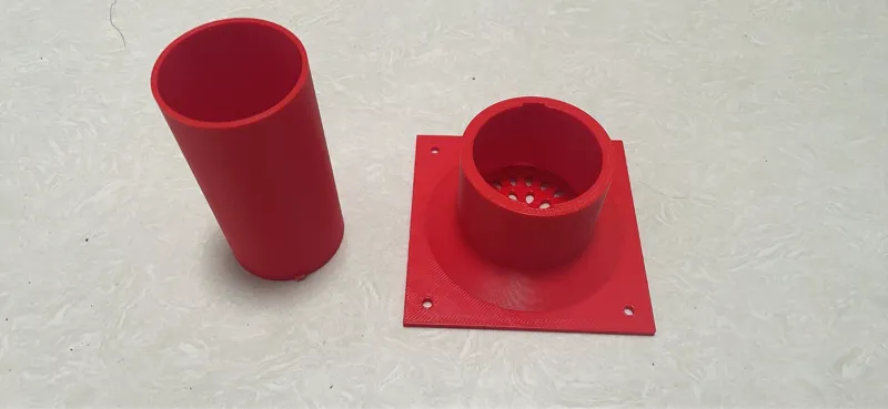 9cm 封箱风扇转5cm快拆接头 fans2pipe quick release connector