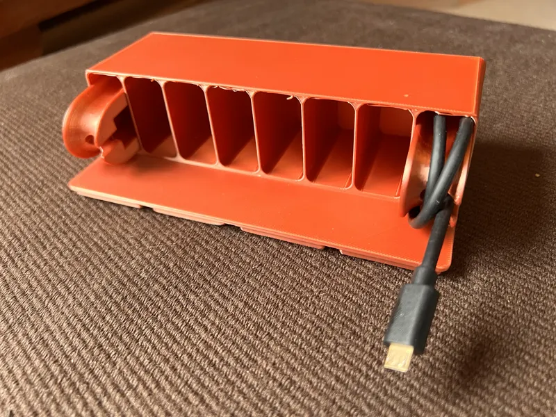 USB Cable Storage Organizer + Gridfinity sideways