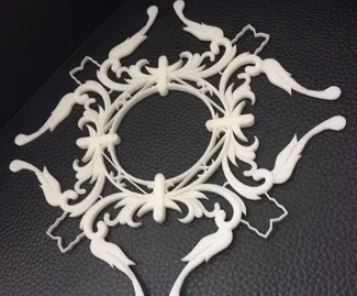 Classical floral relief