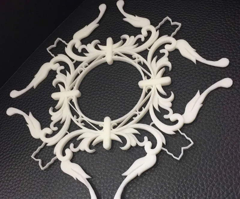 Classical floral relief
