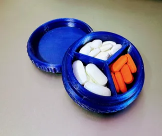 Pill Box (with screw lid)
