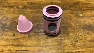 Crayon Dog Poop Bag Holder - Fixed Threads