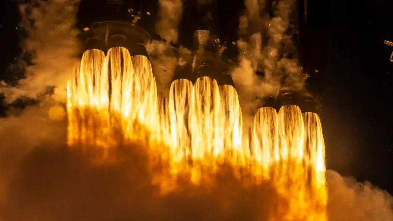 Falcon Heavy Hueforge