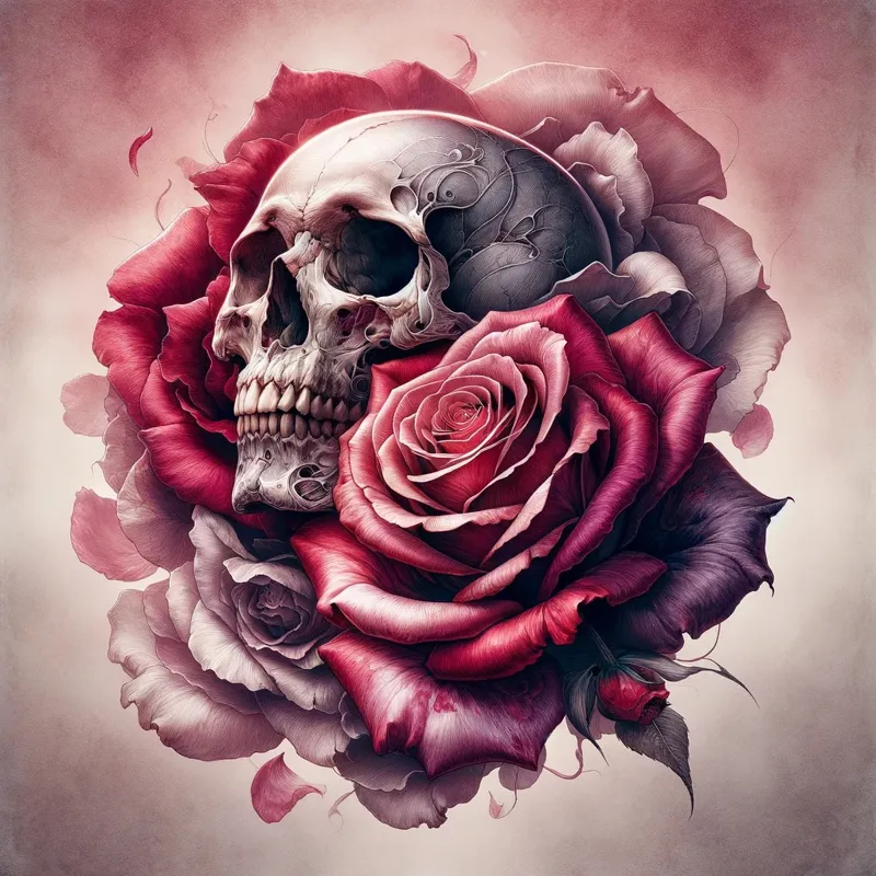 Skull and Rose Hueforge