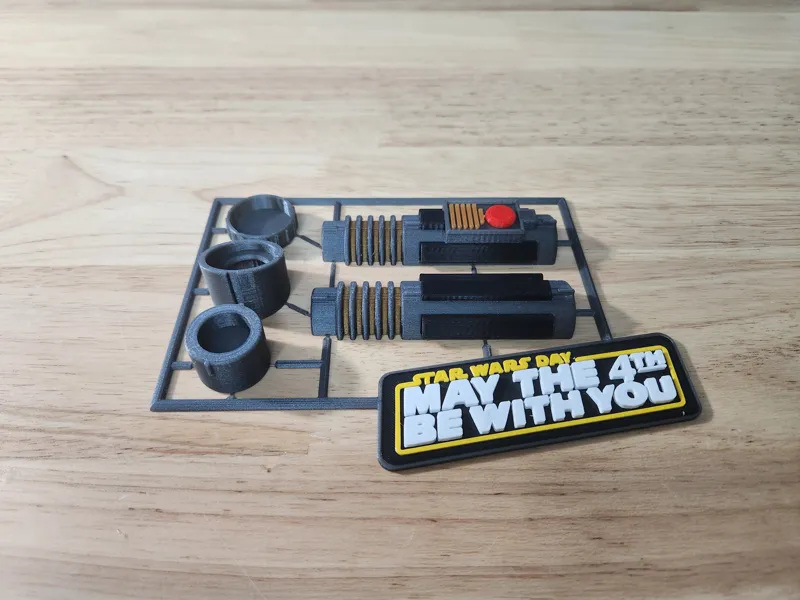 May the 4th Lightsaber Card