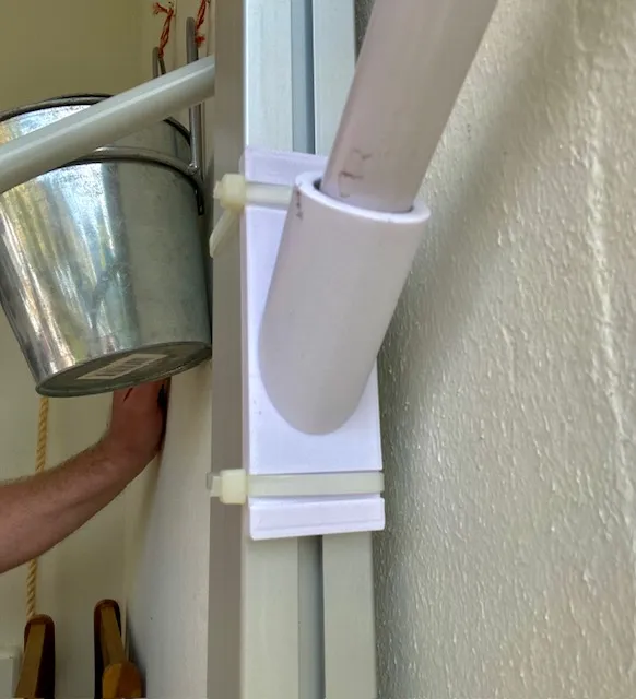 Flag holder.
