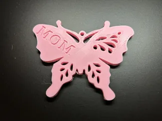 Mom Butterfly keychain