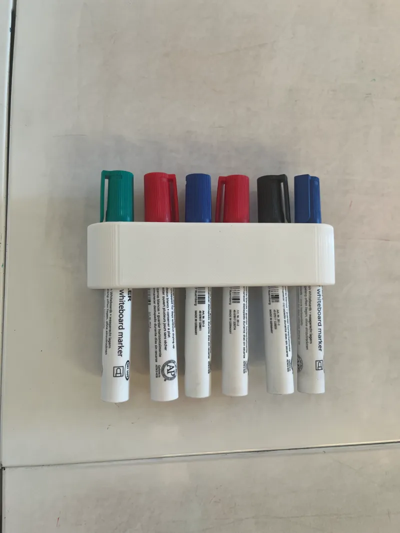 whiteboard pen holder for six pens