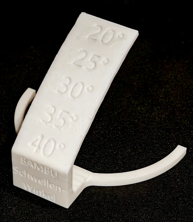 Bambu Schwellen Winkel - Threshold Angel