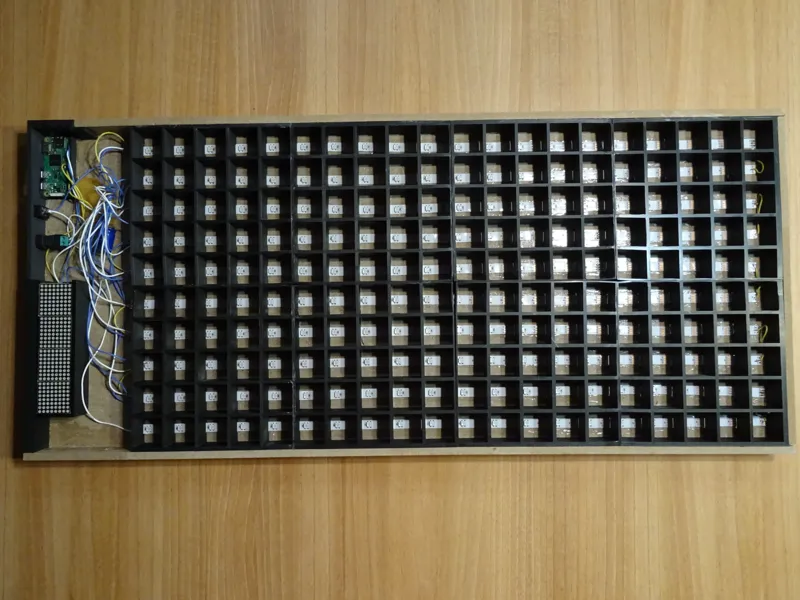 3D structure for Wooden LED Gaming By maketvee