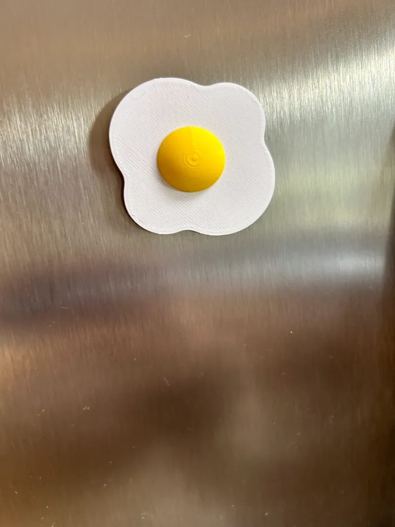 FRIED EGG MAGNET