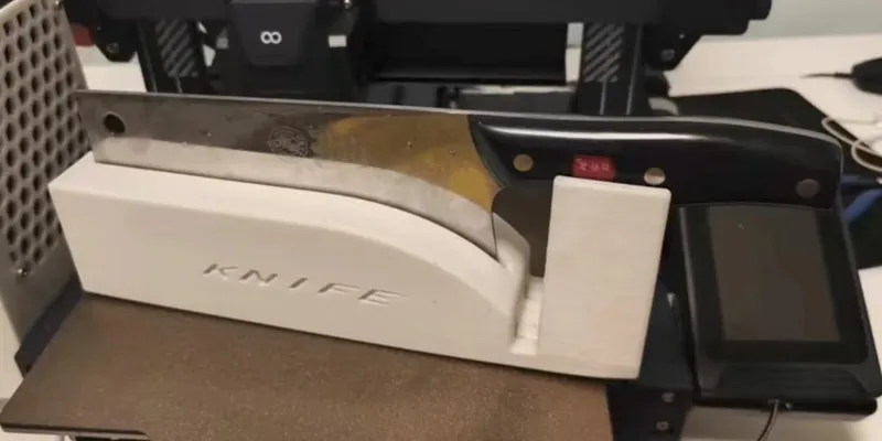 kitchen knife support