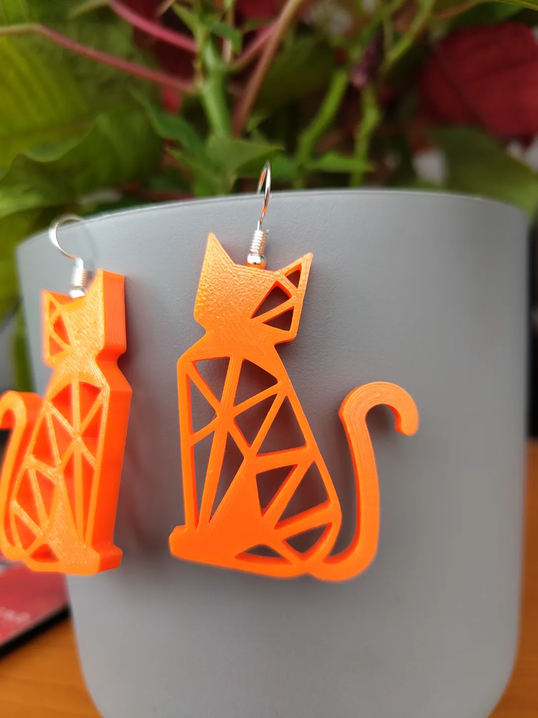 Animal earrings view 2