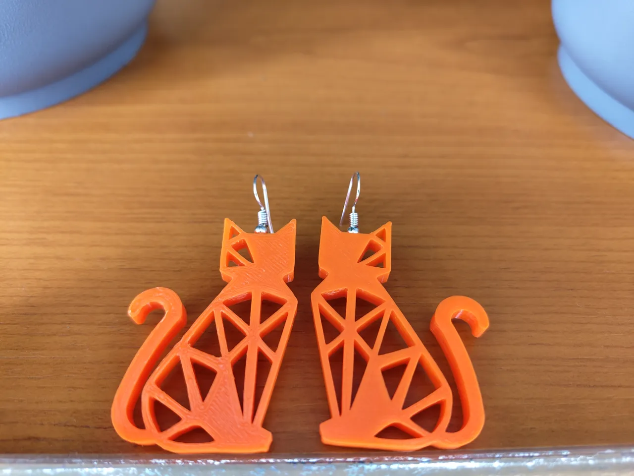 Animal earrings view 3