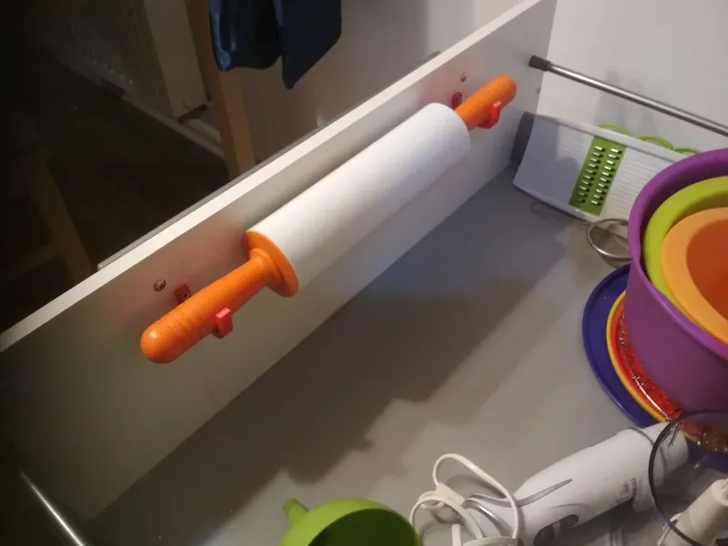 Rolling pin holder