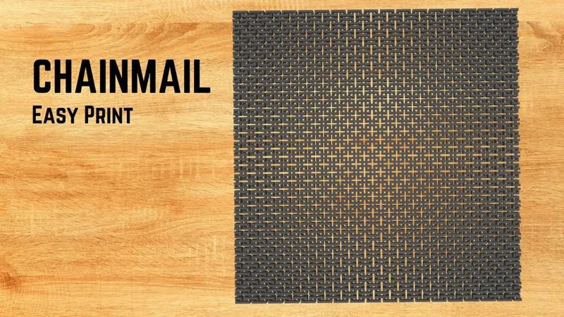 Easy Print Chainmail Armor